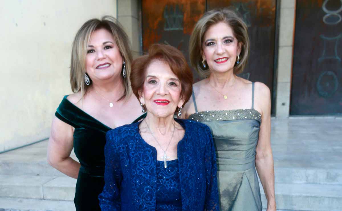 Elisa Gutiérrez de Lozano, Pilar Pena de Lozano y Pilar Lozano de Zapata / Fotos: Omar Valdez