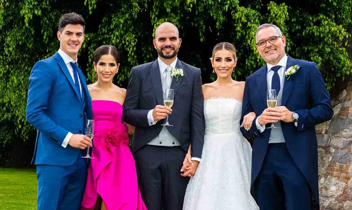 José Canales, Sofía González, Abraham Contreras, Norelly González y Juan Carlos González