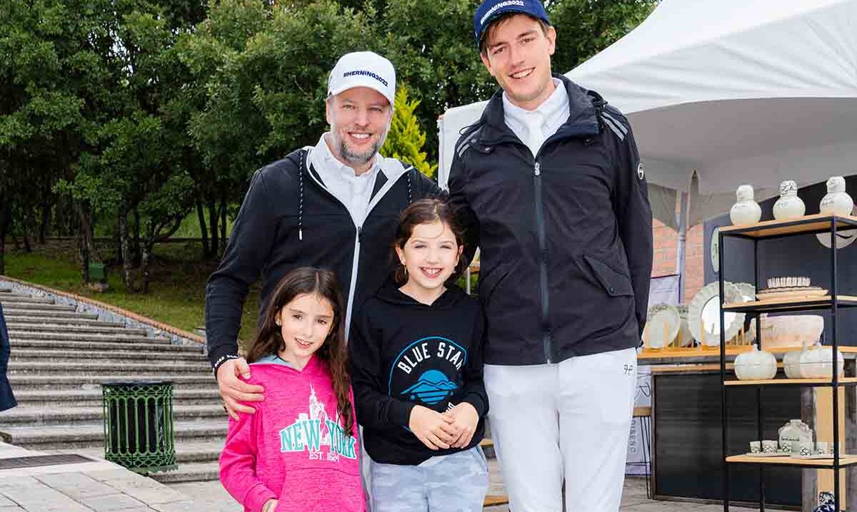 Lyah, Mijal y Paul Nerubay con Carlos Pereda