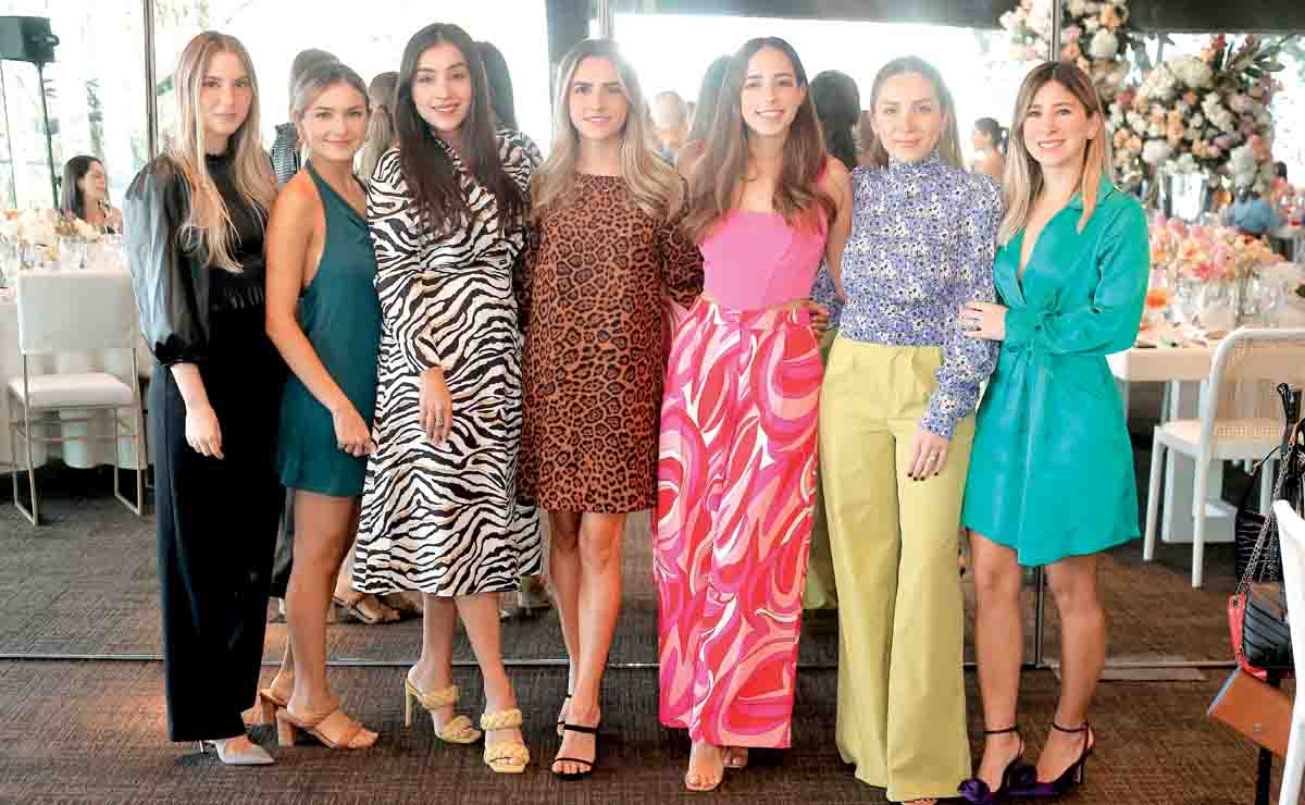 Mariel Ibáñez, Balbina Parás, Andrea Pasquel, Paola Figueroa, Ana Karen Salinas, Caro Bolio y Bianca Ayala / Fotos: Daniel Saldívar