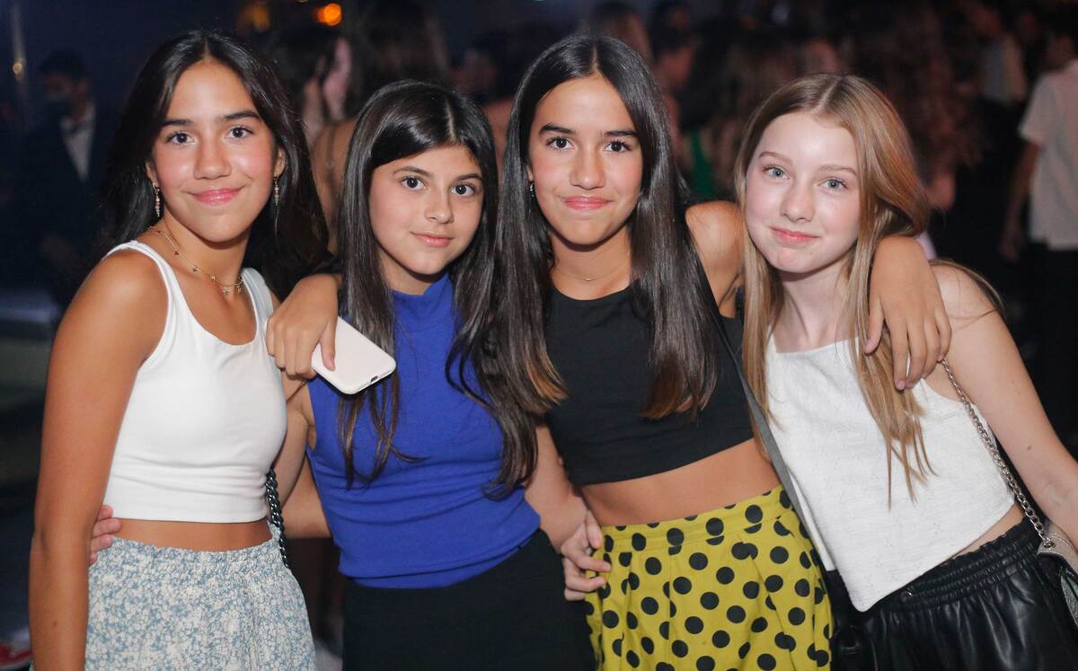 Sofía Garza, Alana Bulnes, Roberta Garza y Daniela Morales