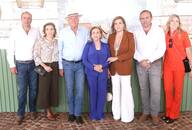 David, Malena, Arturo, Nena, Liliana, Arturo y Dofía