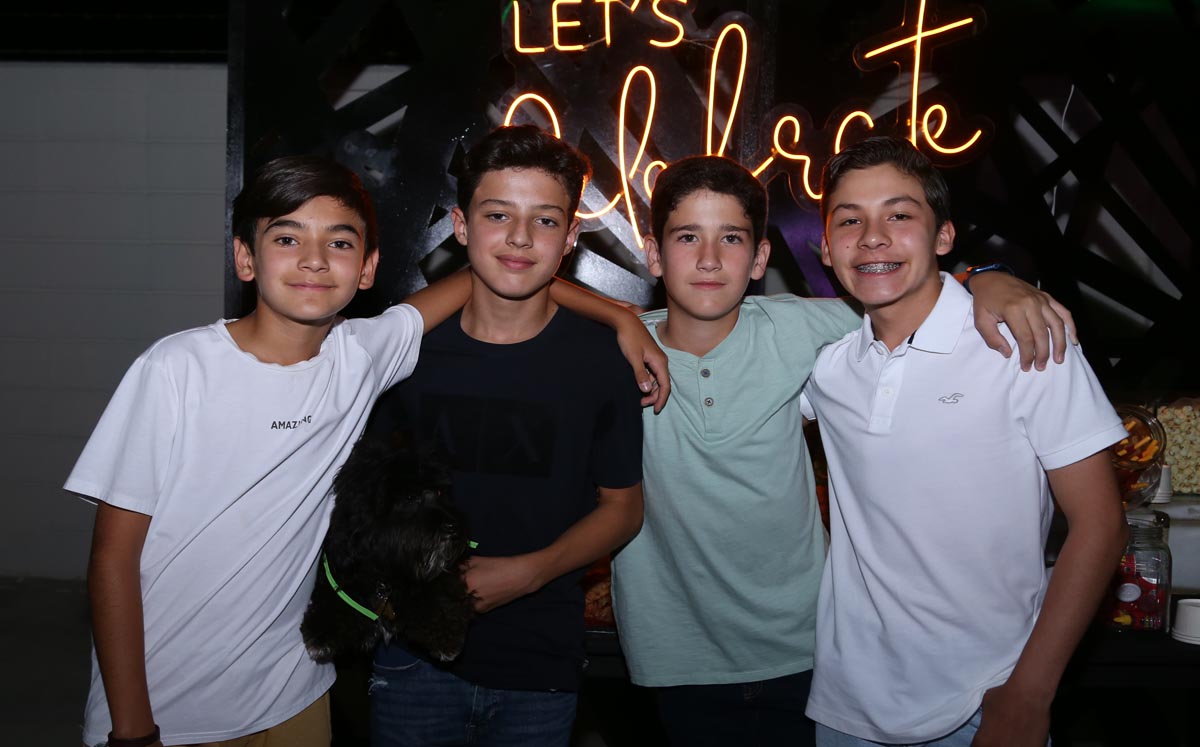 Rodrigo, Rafael, Josema e Irving