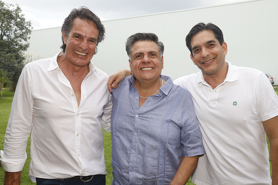 Juan Pedro Azanza, Carlos Murguía y Eduardo González