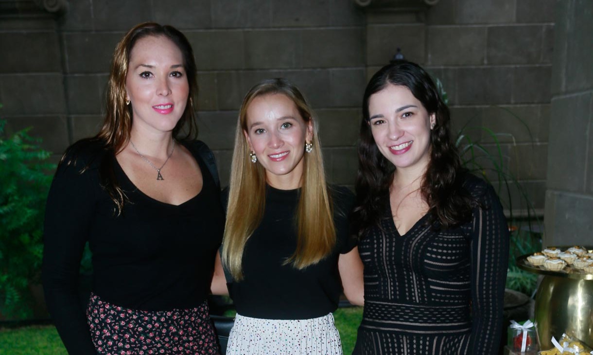 Alejandra Garza, Andrea González y Marcela Chapa