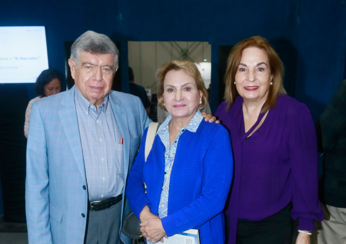 Francisco Riveros, Laura Elizondo de Riveros y Blanca Melo de Sotomayor