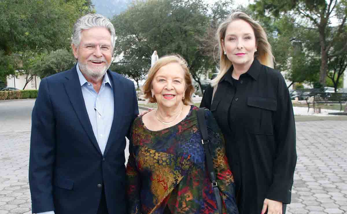 Jaime Zavala, Adriana Villarreal de Zavala y Adriana Zavala de Cortazar / Fotos: Antonio Mireles