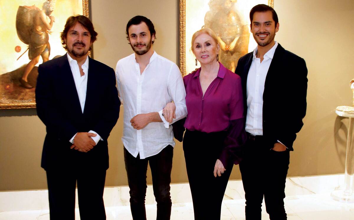 Jorge Gama, Raúl Campos, Lucila Araico y César Aranda. Fotos: Antonio Mireles