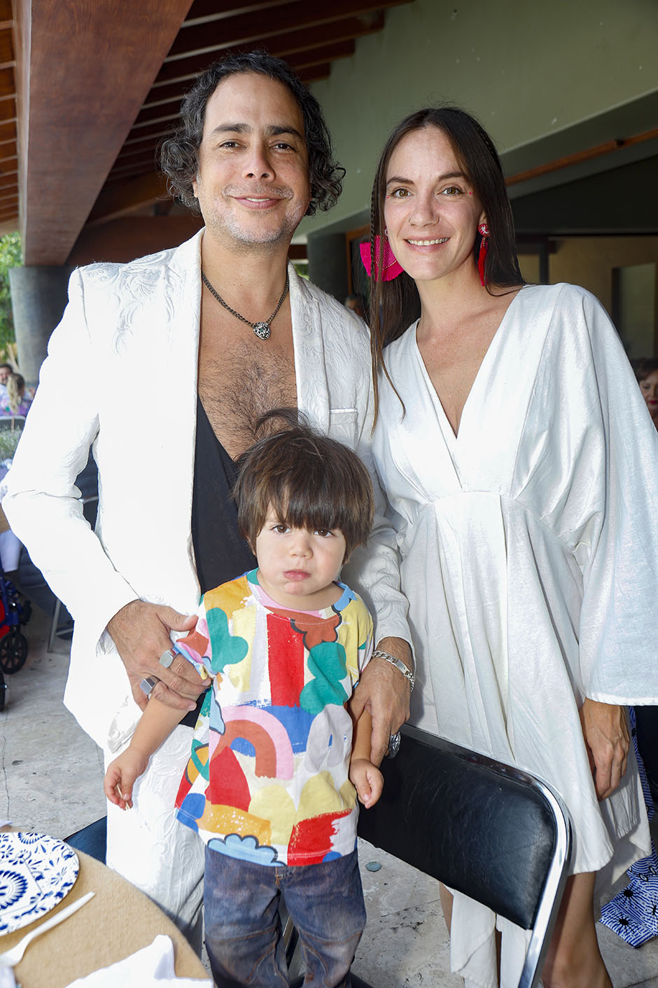 Mauricio Avelar, Eliot Avelar y Martha Sidey