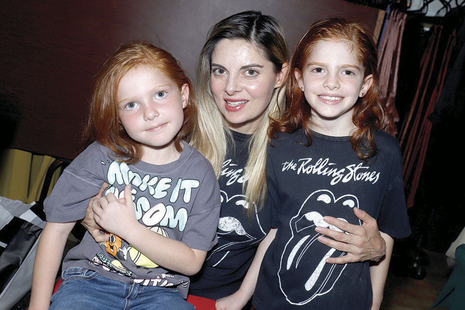 Tessa Gerini, Andrea Behn y Kiara Gerini