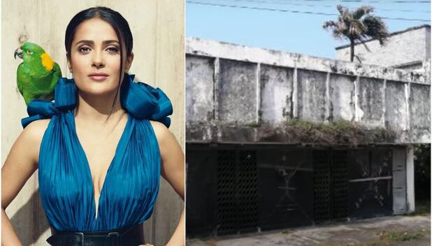 Así era la casa de Salma Hayek en Coatzacoalcos, Veracruz (Foto: Instagram)