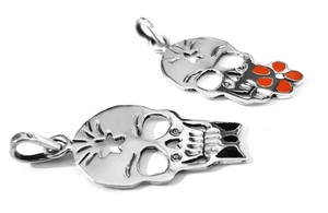 Huesos de plata, la joyería perfecta para este Día de Muertos (Foto: Cortesía)