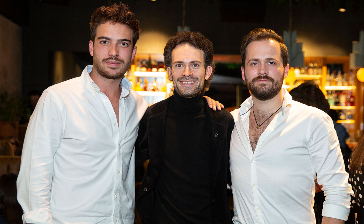 Carlos Frettlor, Sofia Gojon y Allan Cesarman