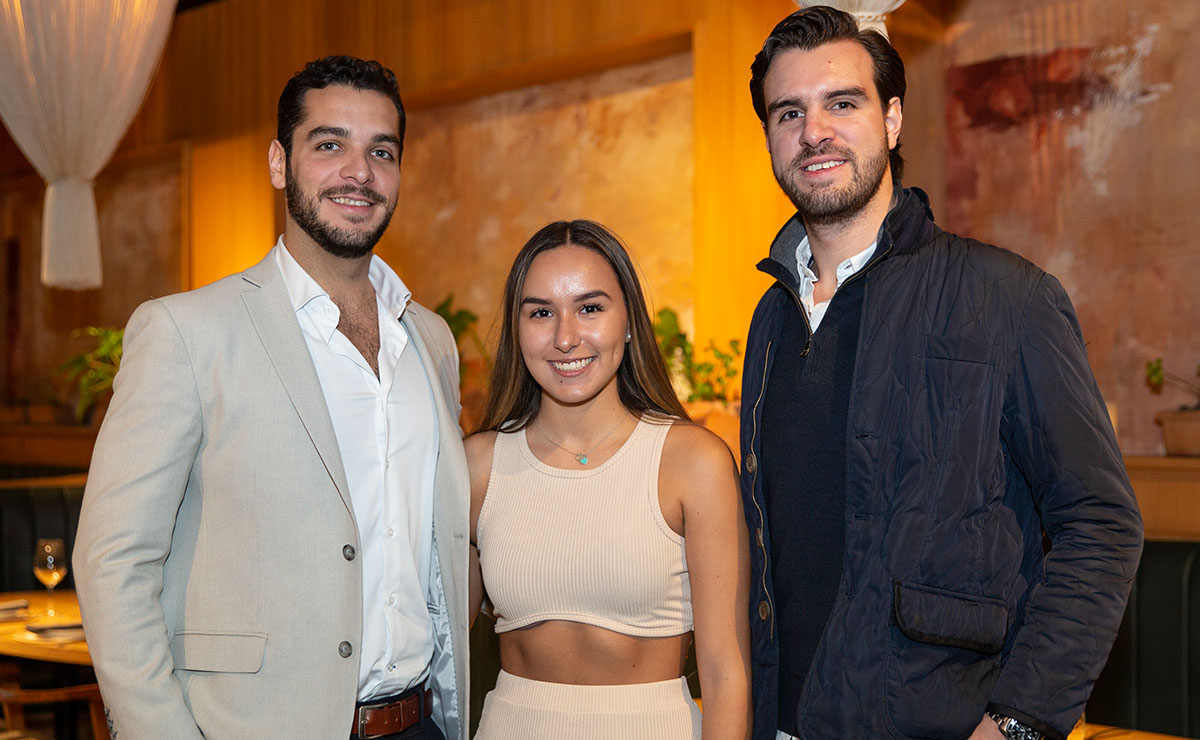 Iker Santineli, Isabel Gonzalez y Rodrigo Castelazo