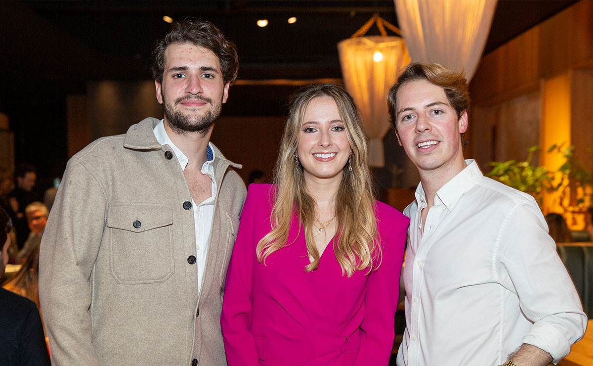 Juan Pablo Reponles, Elena llórente y Pedro Hanhausen