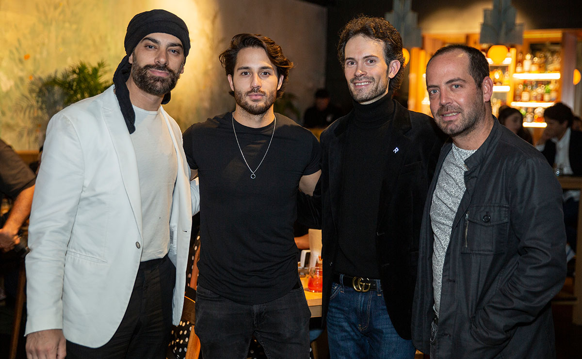 Miled Kuri, Alejandro Vazquez Vela, Rafa Picard y Pato Dominguez