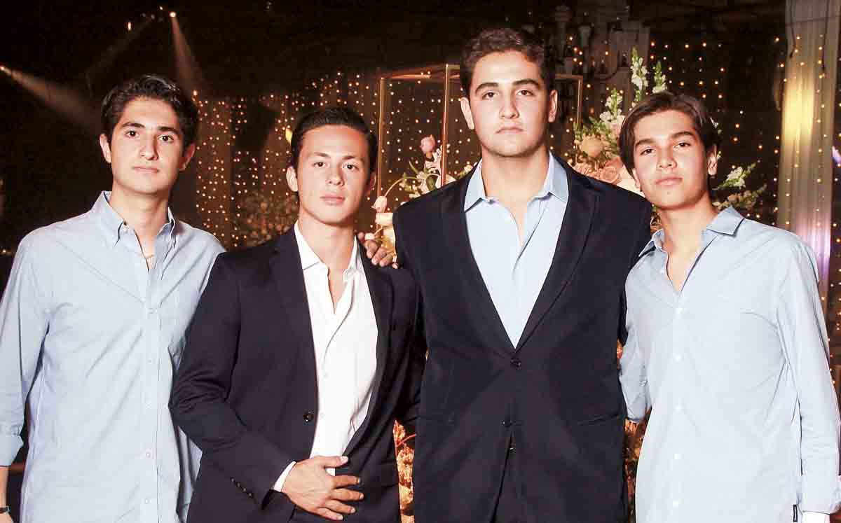 Adrián Oseguera, José Enrique Meza, Emilio Salazar y Santiago Díaz / Foto: José Chang