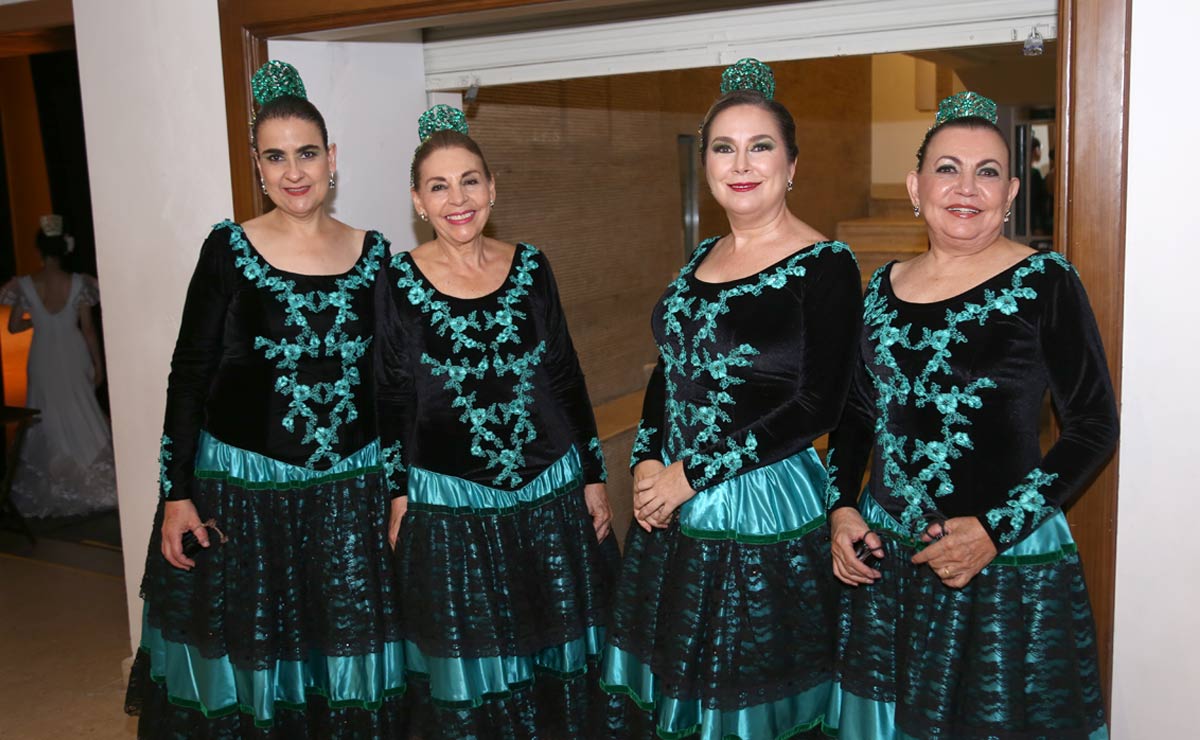 Adela, Rocío, Rosy y Pilar