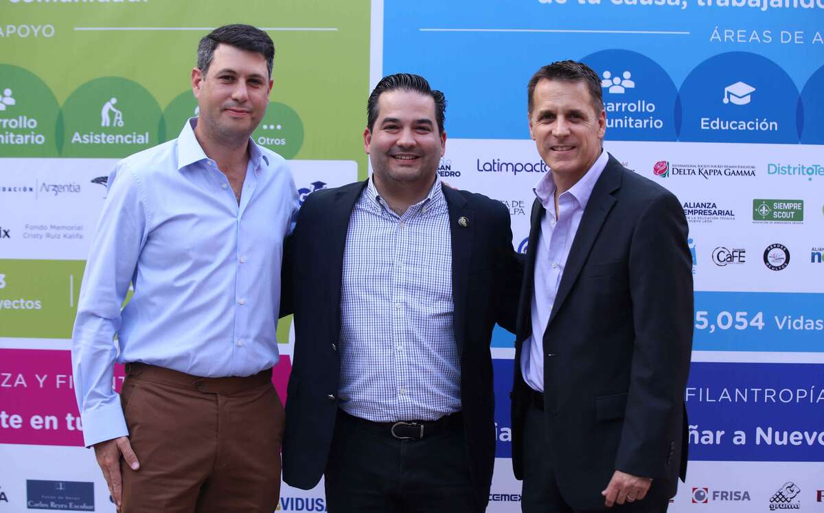 Daniel Coindreau, Miguel Garza y Antonio Salinas