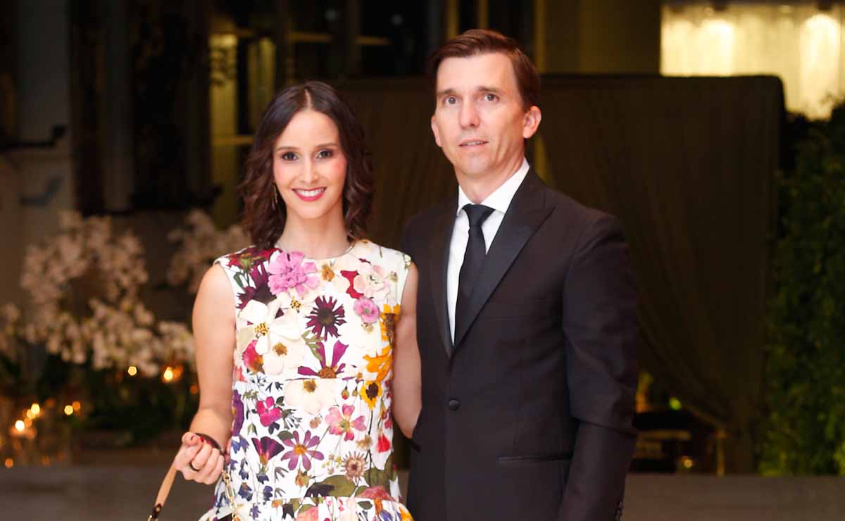 Gaby Beltrán de De la Garza y Marcelo De la Garza / Foto: Daniel Saldívar
