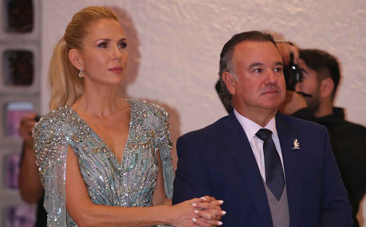 Marcela Treviño y Óscar Tijerina