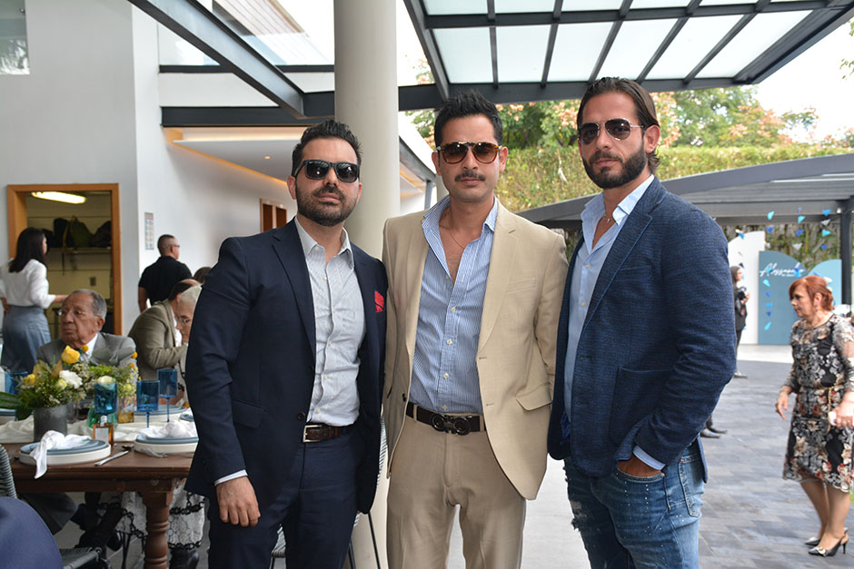 Roberto Fernández, Víctor Fernández y Carlos Rolón Michel