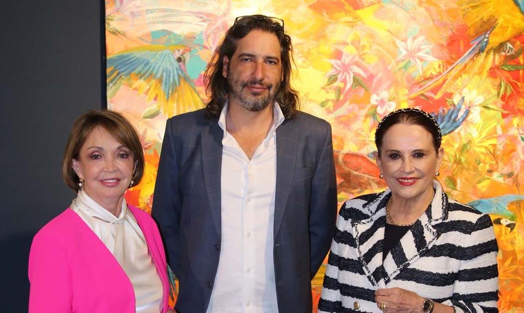 Rocío Castelo, Pablo Luzardo y Elvira Lozano de Todd