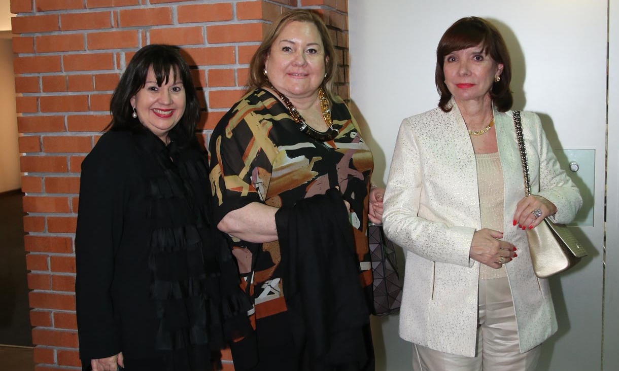 Rosy Cárdenas de Benítez, Rosy Lobo y Carmen Bortoni de De la Garza