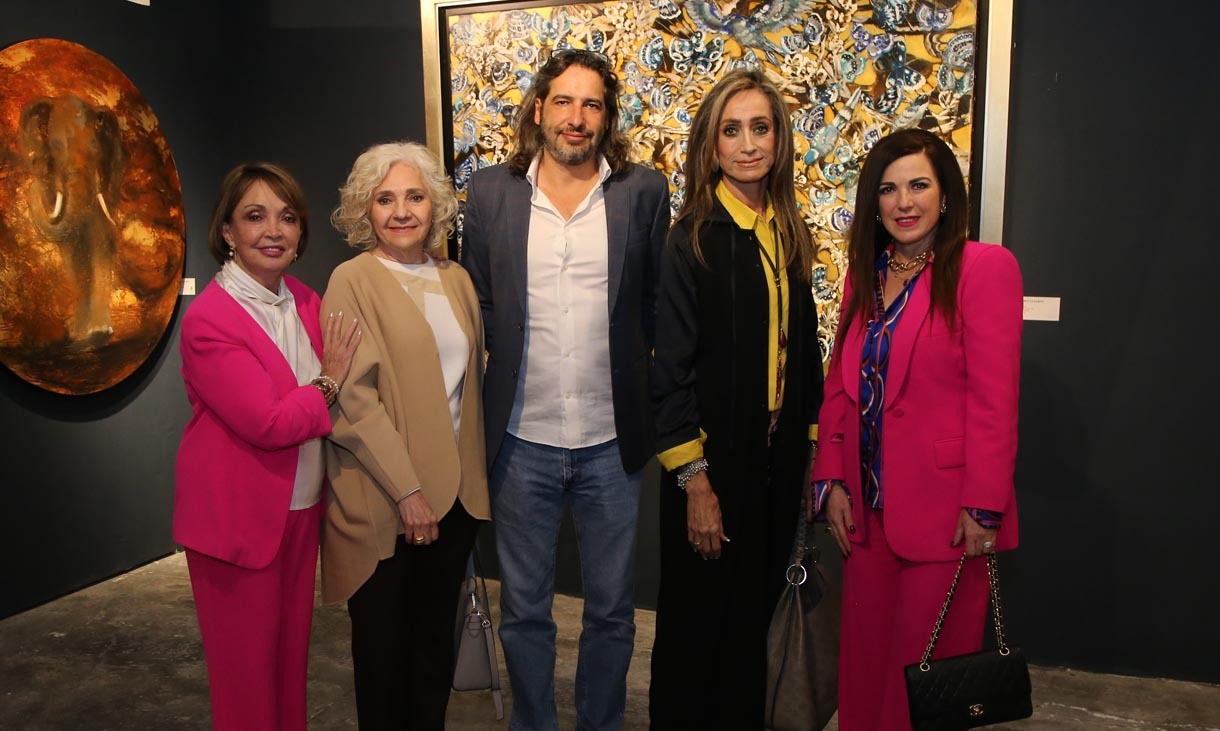 Rocio Castelo, Yolanda Garza Pablo Luzardo, Alexandra Castro y Marlene Dávila de Rodríguez