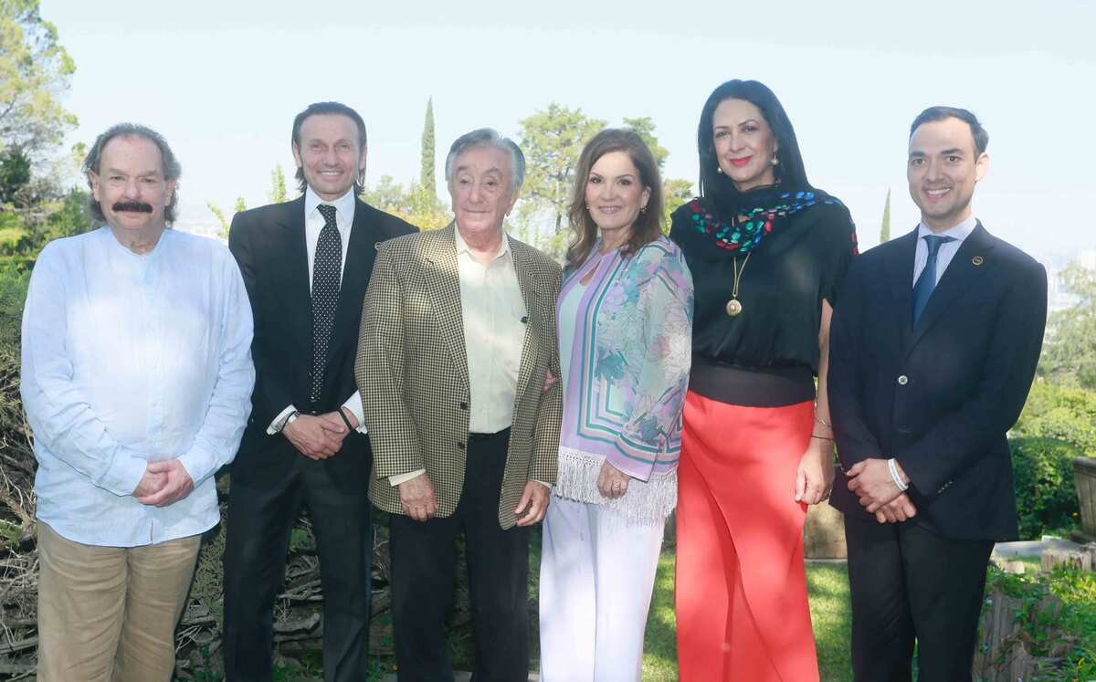 Daniel Rubinstein, David Hatchwell, Luis García, Irma Teviño de García, Shulamith  Shrem y Francisco Lozano. Fotos: Omar Valdez