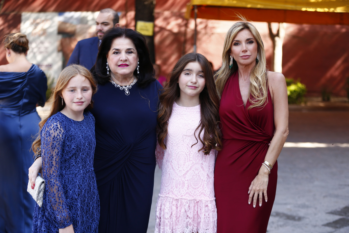 Eva Traceman, Alicia Boesch de Santos, Sofía Traceman y Cata Bredee