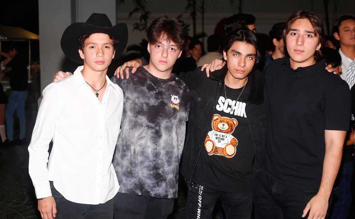 Ian Prado, Eduardo Martínez, Patricio Millan y Oscar Elizondo / Fotos: Daniel Saldívar