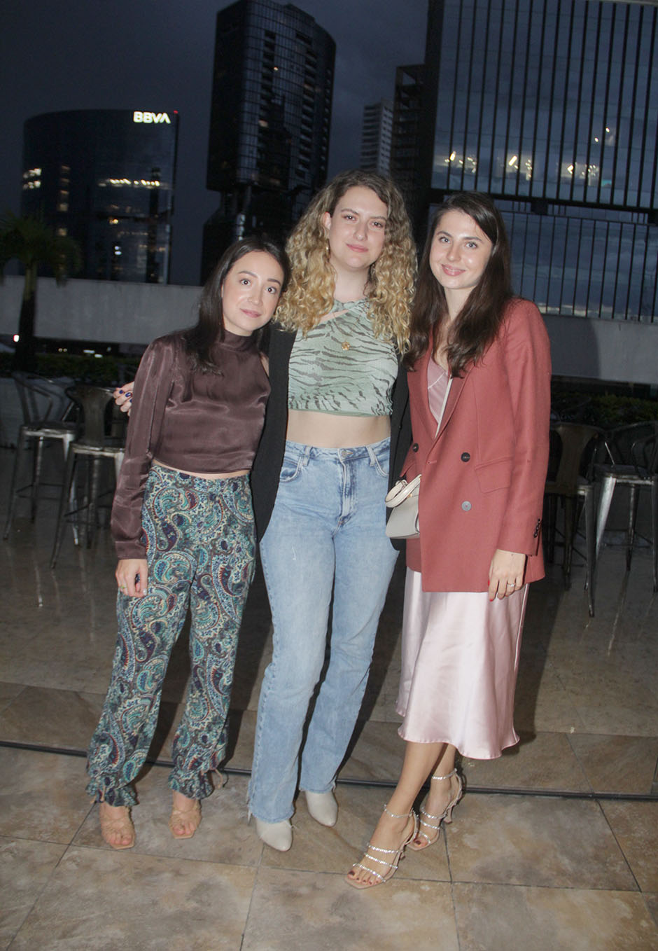 María Ramírez, Mariana Vázquez y Anastasia Llamas.