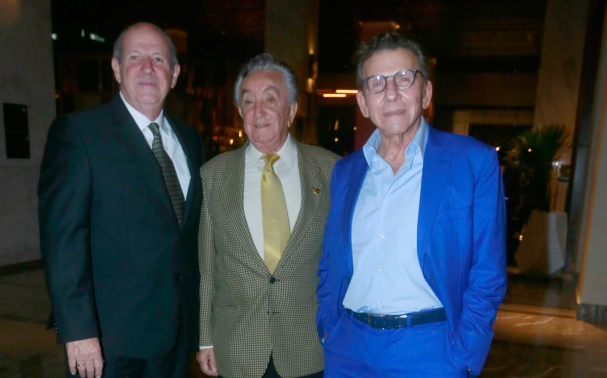 Ricardo Martínez, Luis García y Salomón Marcuschamer