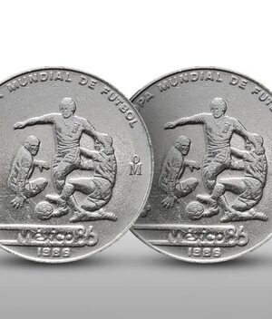 Esta moneda del mundial de México 86 se vende ¡hasta en 100 mil pesos!