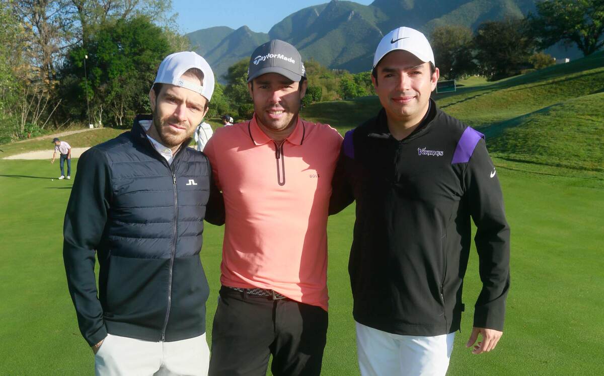 Eliezer Canales, José Montero  y Ricardo Romero