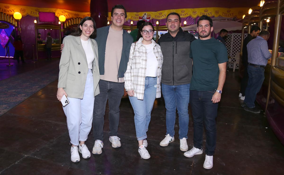 Estefanía, Roberto, Paulina y Andrés