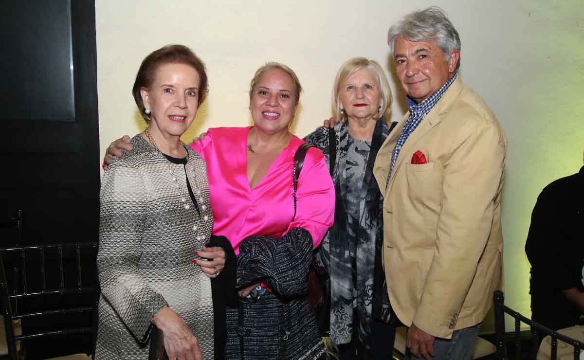 Gloria Guerra de Sánez, Yoya Sánez, Gudalupe Chapa y Gerardo Chapa / Fotos: Roberto Alvarado