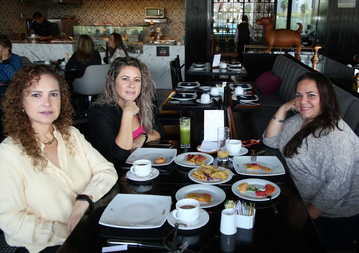 Mayra De la Garza, Cecilia Villegas y Verónica Lozano