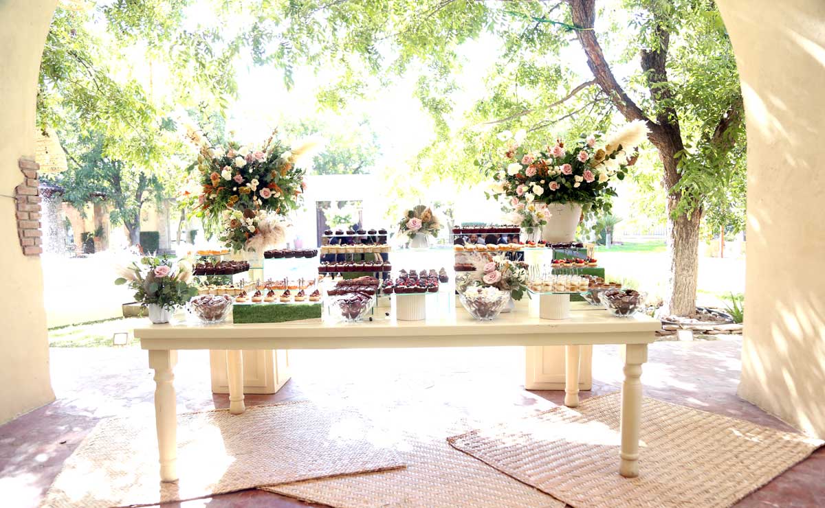 Mesa de postres de Maku repostería
