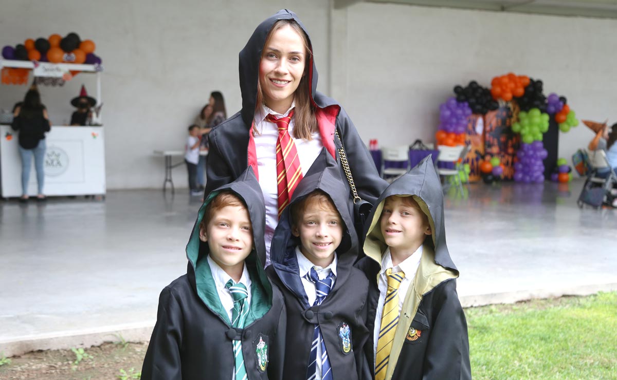 Tefi, Santiago, Mauricio y Sebastián