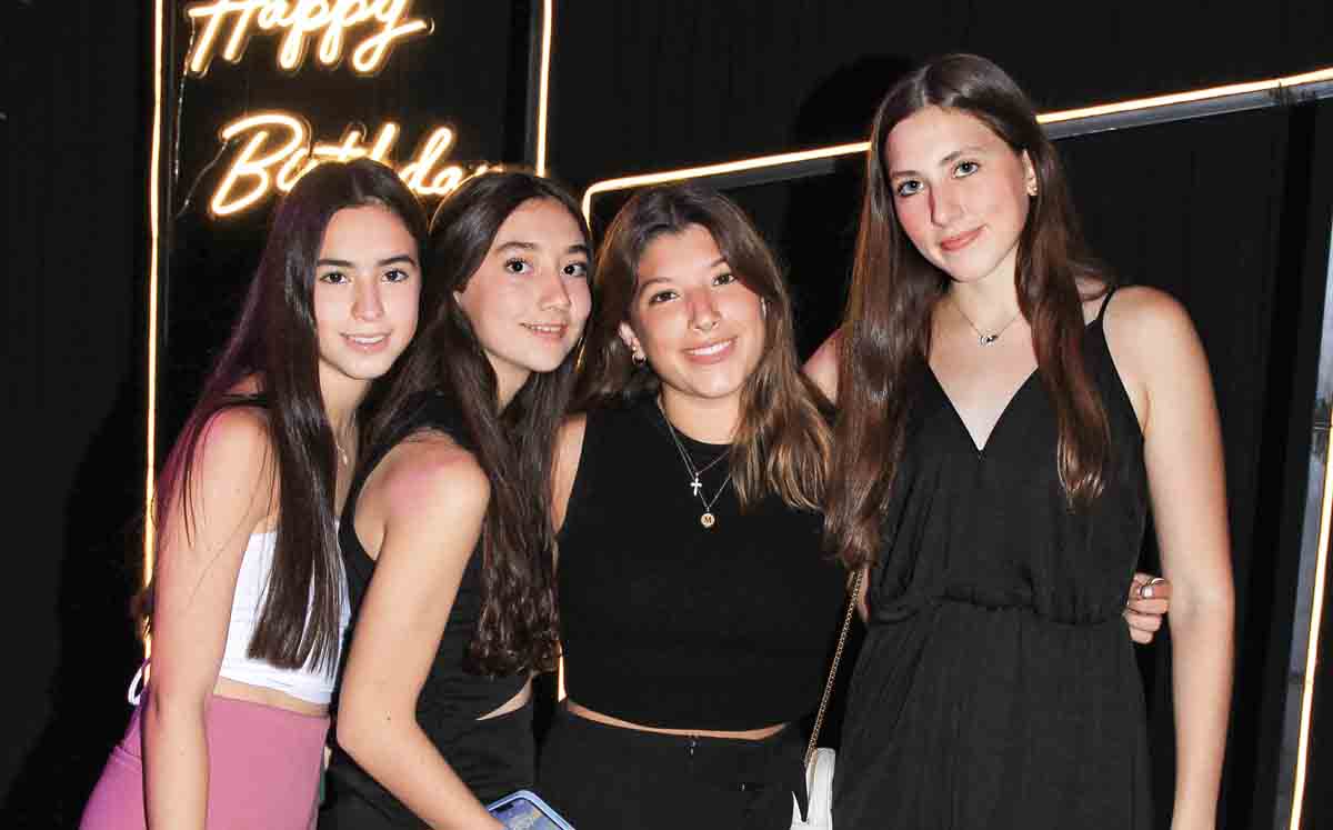 María Andrea Rabago, Loreta Contreras, Mariana Valdez y Andrea Gutiérrez / Fotos: José Chang