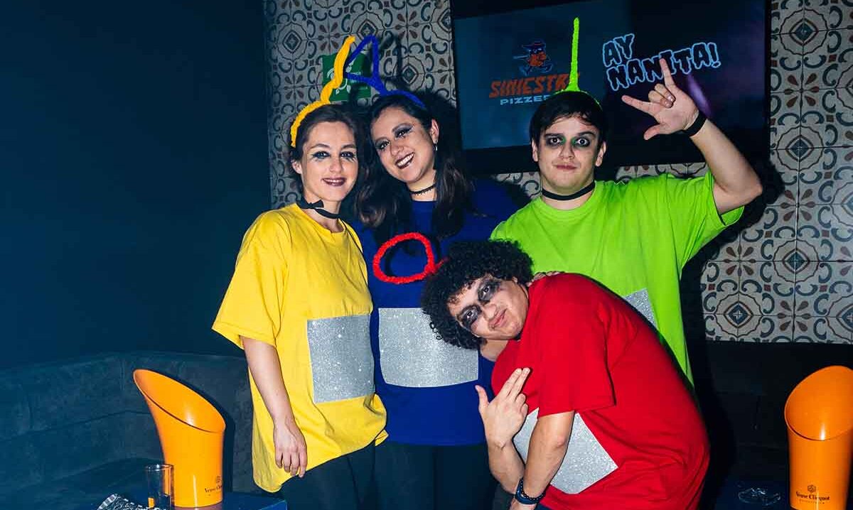 Majo Fernández, Andrea Campuzano, Luis Maldonado y Axel Sosa