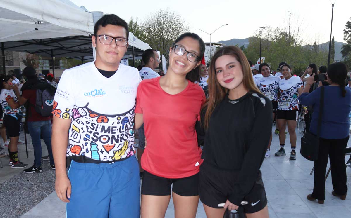 Christian, Mariana y Nancy