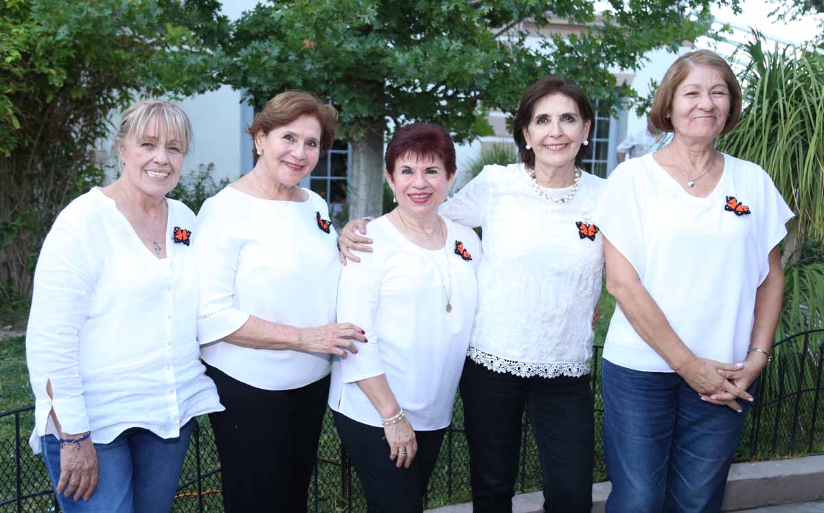 Lupe, Tere, Esther, Soledad y Carmen