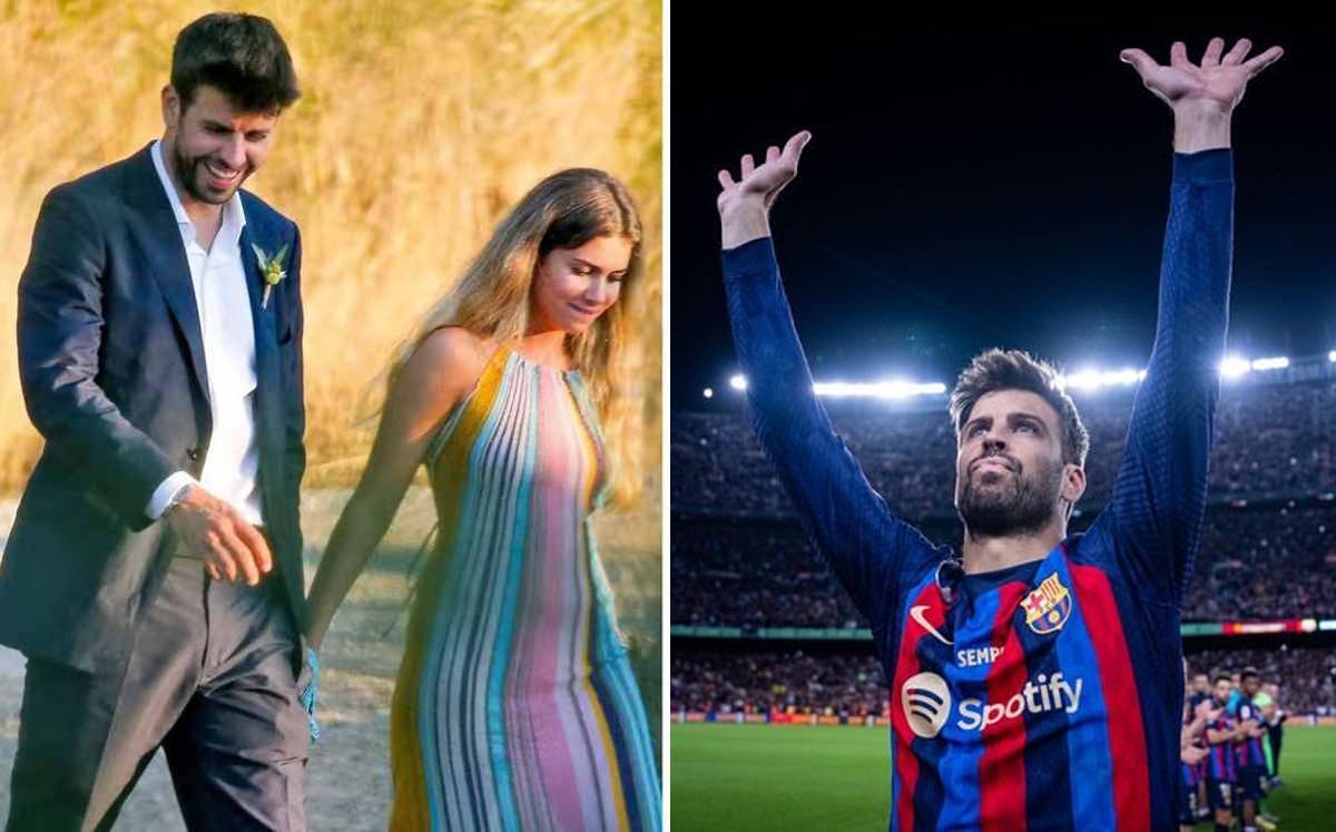 Clara Chía Martí asistió al último partido de Piqué con el Barcelona para apoyarlo.