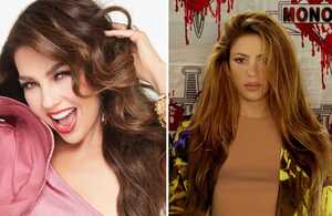 Thalía habría llamado "dramática" a Shakira por sus indirectas a Piqué en 'Monotonía'.