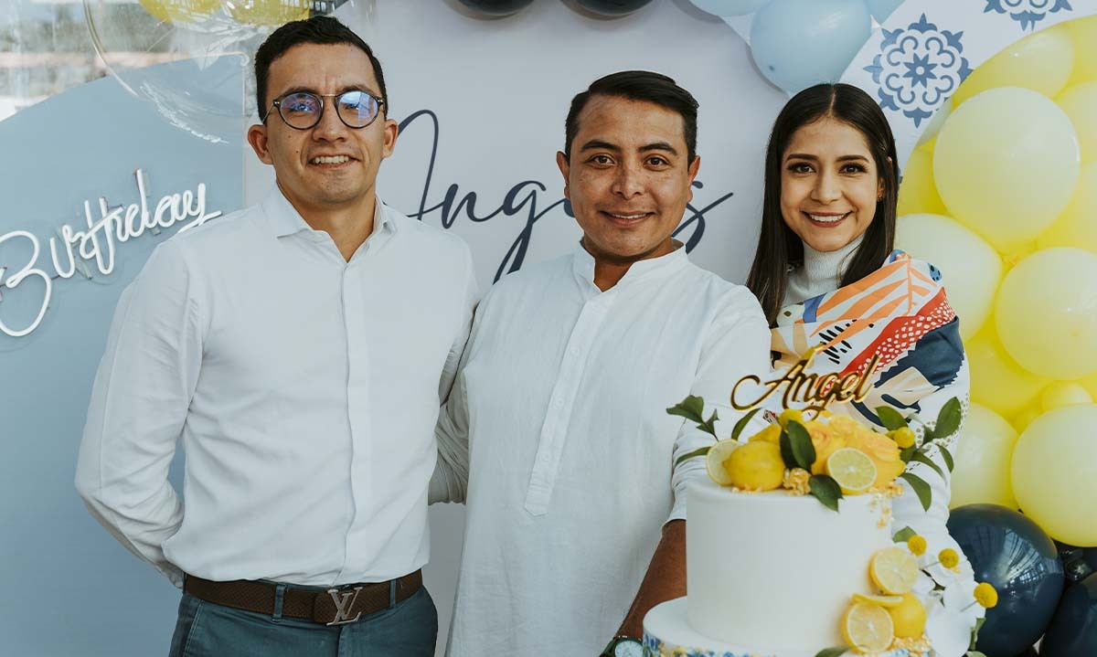 Galo Clamont, Ángel Arbeu y Lizulli Chávez