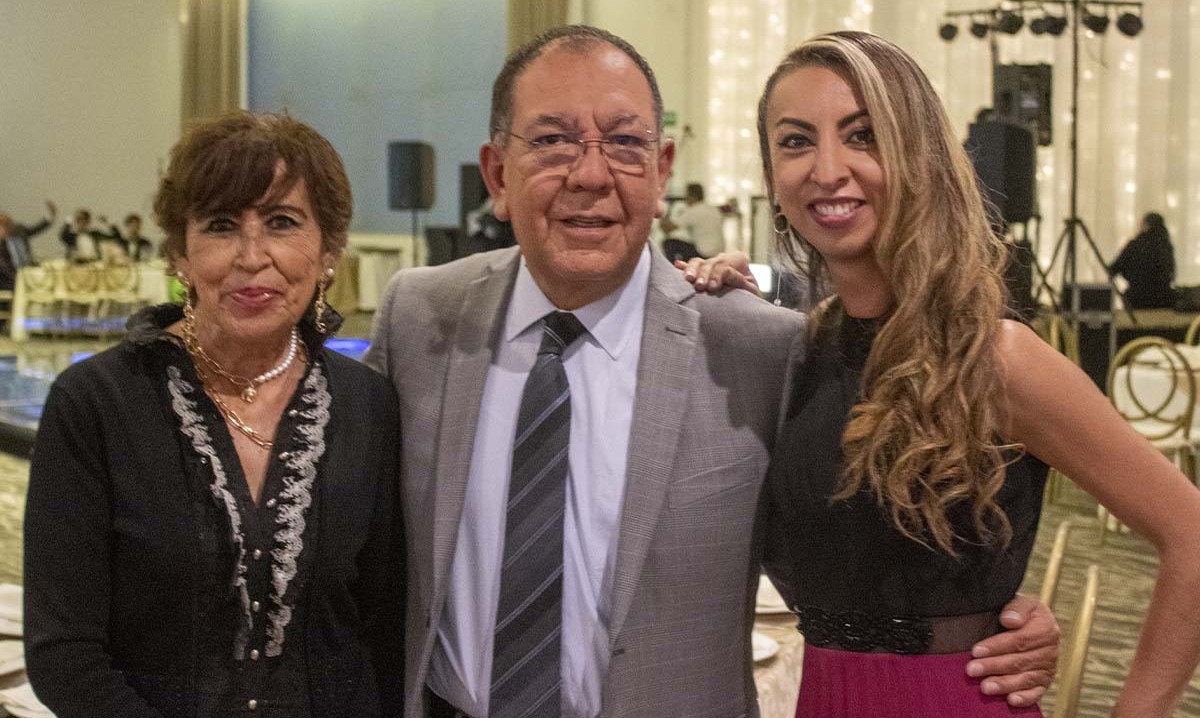 Julieta Pérez, Luis Diaz y Lucia Gutiérrez