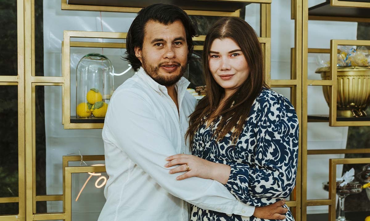 Andrés Sánchez y Greta Calderón